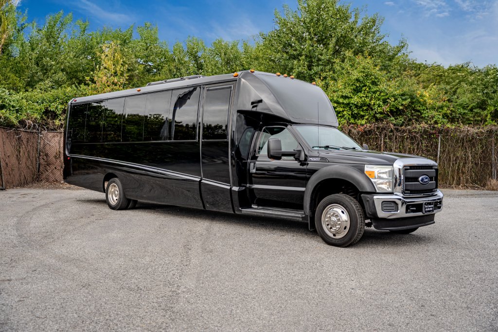 Shuttle bus 57 passengers luxury vehicle