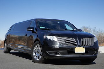 Professional Miami limousine ready for airport pickup