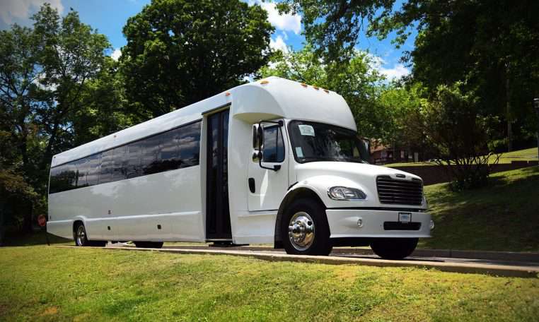 Professional Miami limousine ready for airport pickup