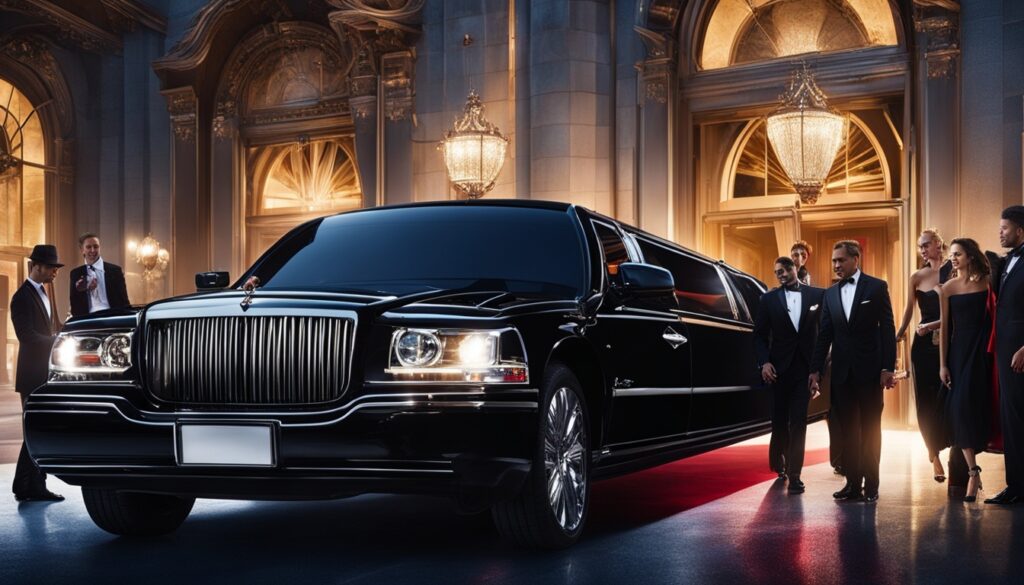 Limousine service for special events