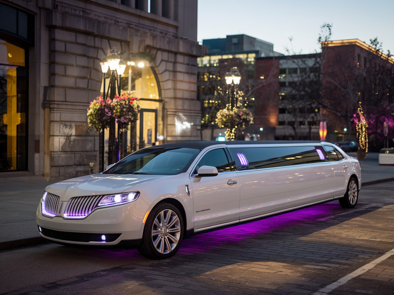 Lincoln MKT stretch limousine interior view 4