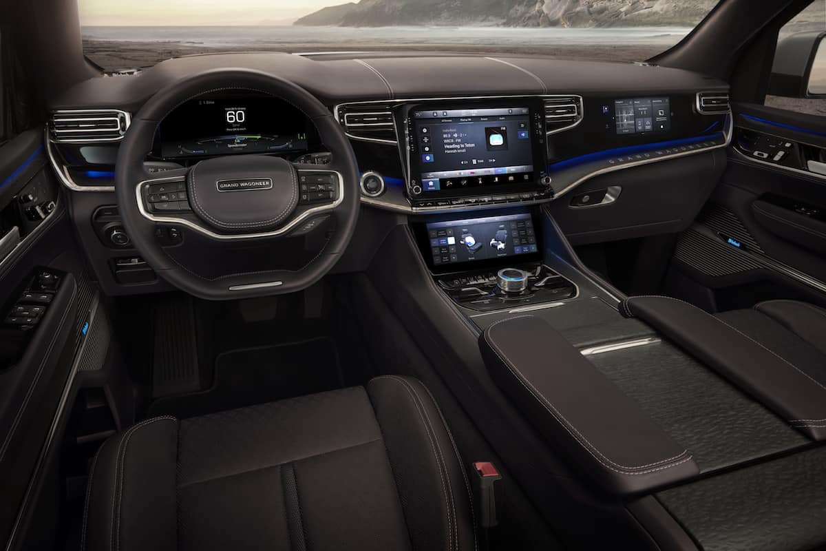 Premium SUV dashboard and front cabin